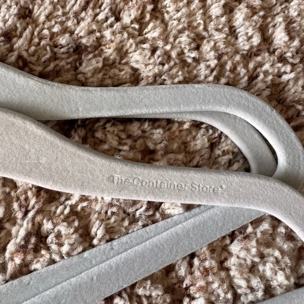 Ivory “Velvet” Slim Clothes Hangers - Kids